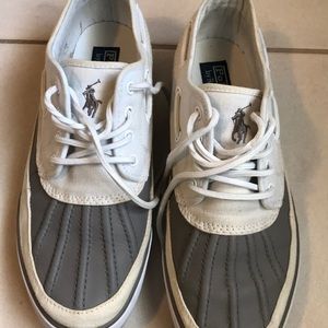 Polo by Ralph Lauren white canvas lining sneakers